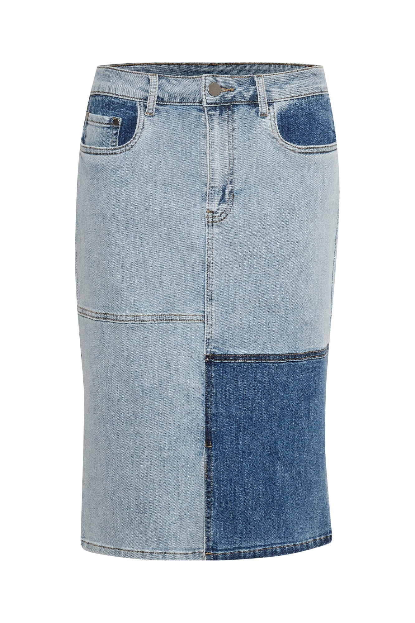 Jupe pour femme par Kaffe | 10507237/Kira 102989-BLUE DENIM | Boutique Vvög, vêtements mode pour homme et femme