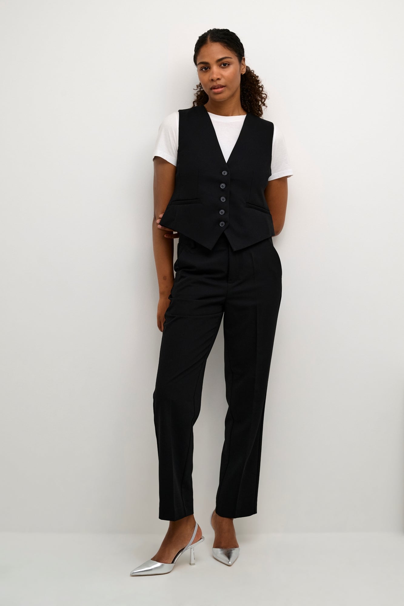 Gilet pour femme par Kaffe | 10507907/Sakura 100121-BLACK DEEP | Boutique Vvög, vêtements mode pour homme et femme