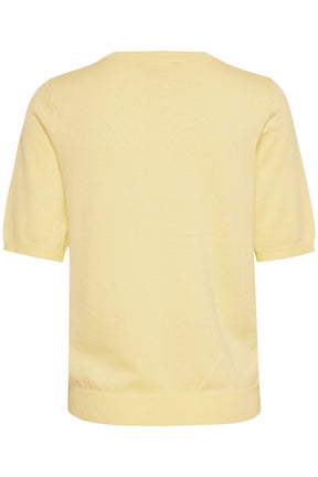 T-Shirt pour femme par Kaffe | 10508445 Jaune Doux | Boutique Vvög, vêtements mode pour homme et femme
