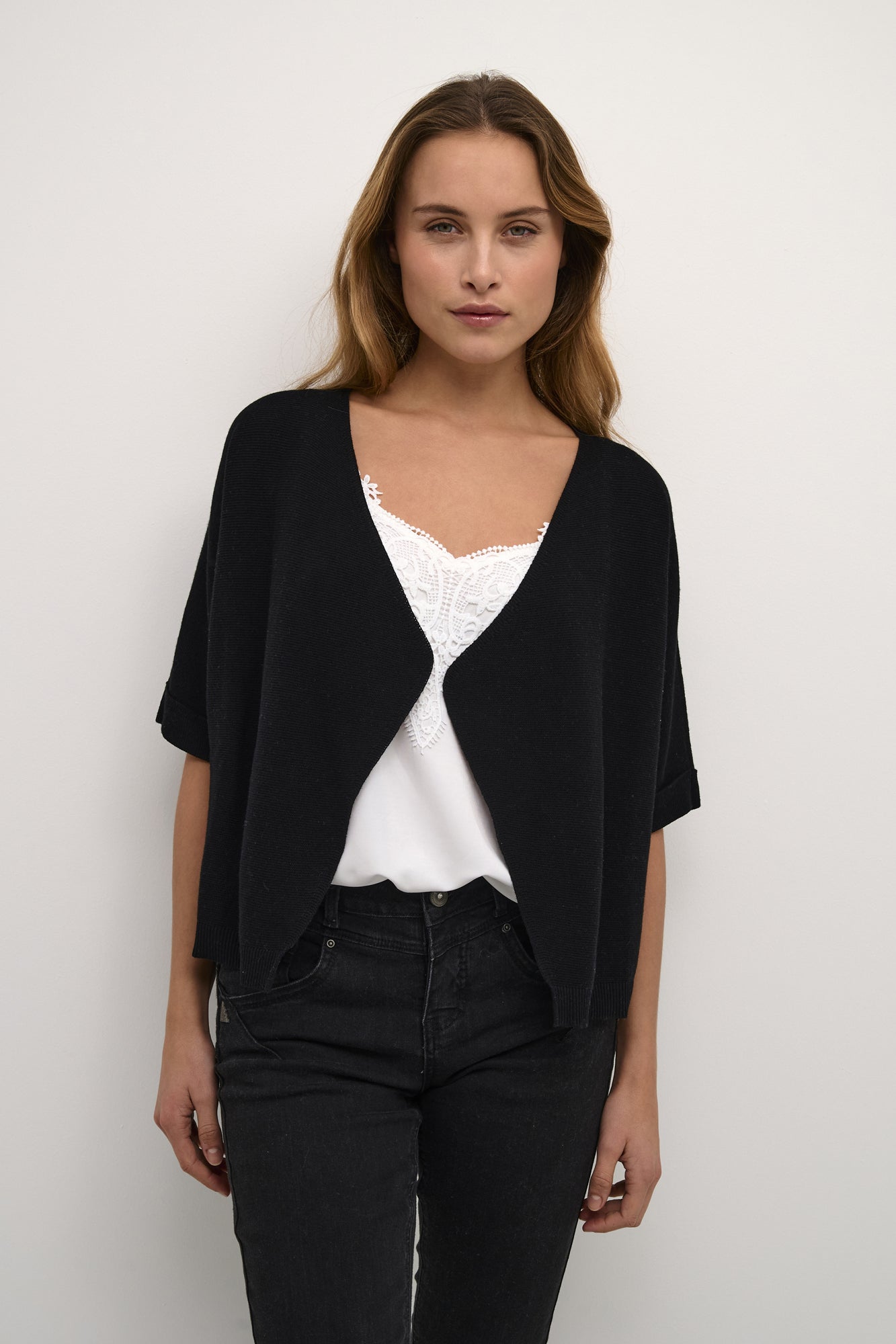 Pardessus pour femme par Cream | 10607836 Noir absolu/100120-PITCH BLACK | Boutique Vvög, vêtements mode pour homme et femme