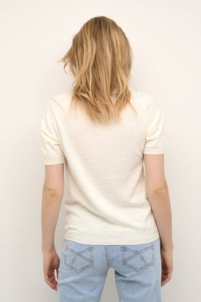 T-Shirt pour femme par Cream | 10611095 Lait de poule/120601-EGGNOG | Boutique Vvög, vêtements mode pour homme et femme