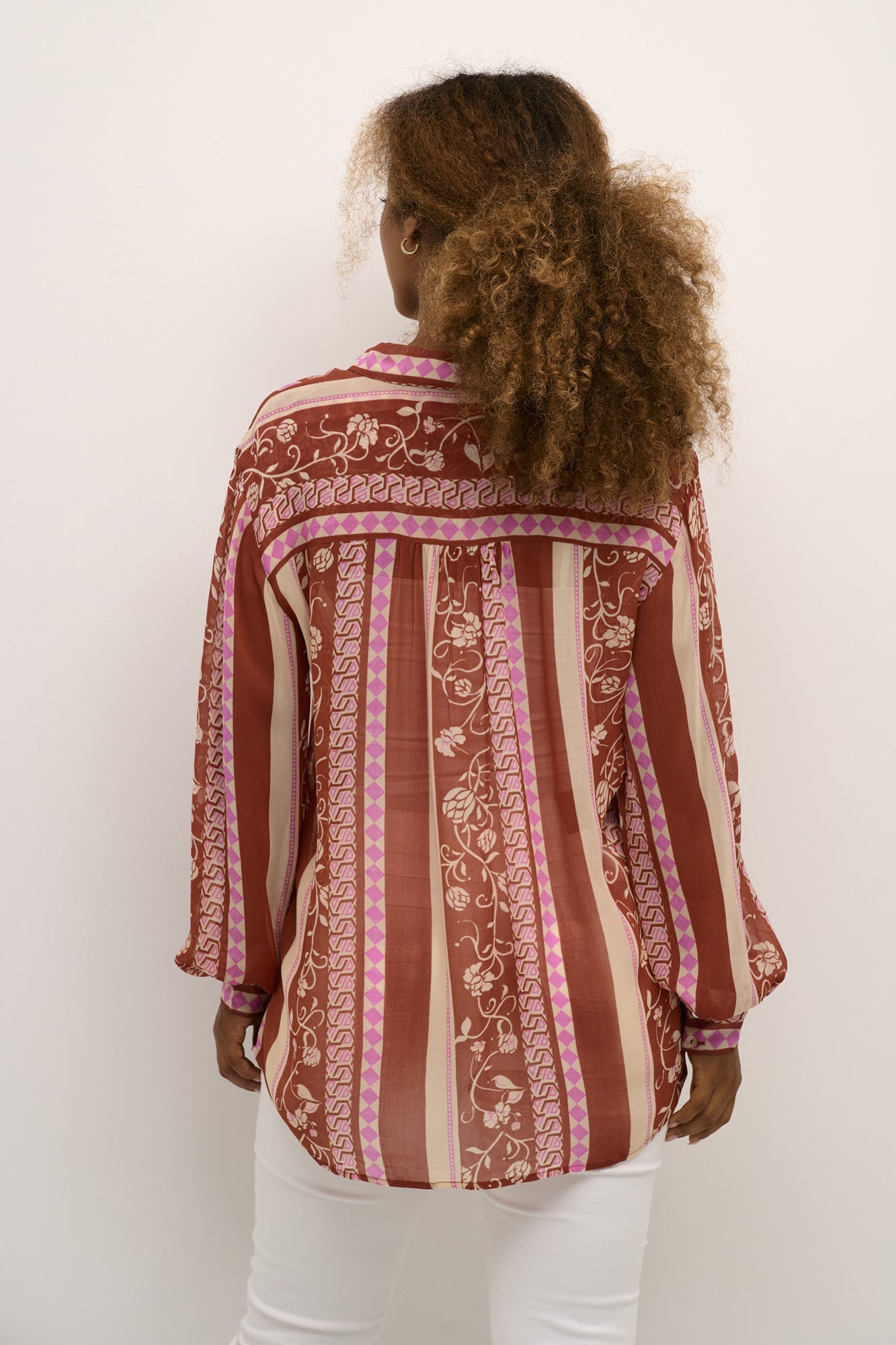 Blouse pour femme par Cream | 10612398 Séquoia/105704-REDWOOD | Boutique Vvög, vêtements mode pour homme et femme