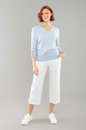 Pantalon pour femme par Lisette L | 1761043 WHITE | Boutique Vvög, vêtements mode pour homme et femme