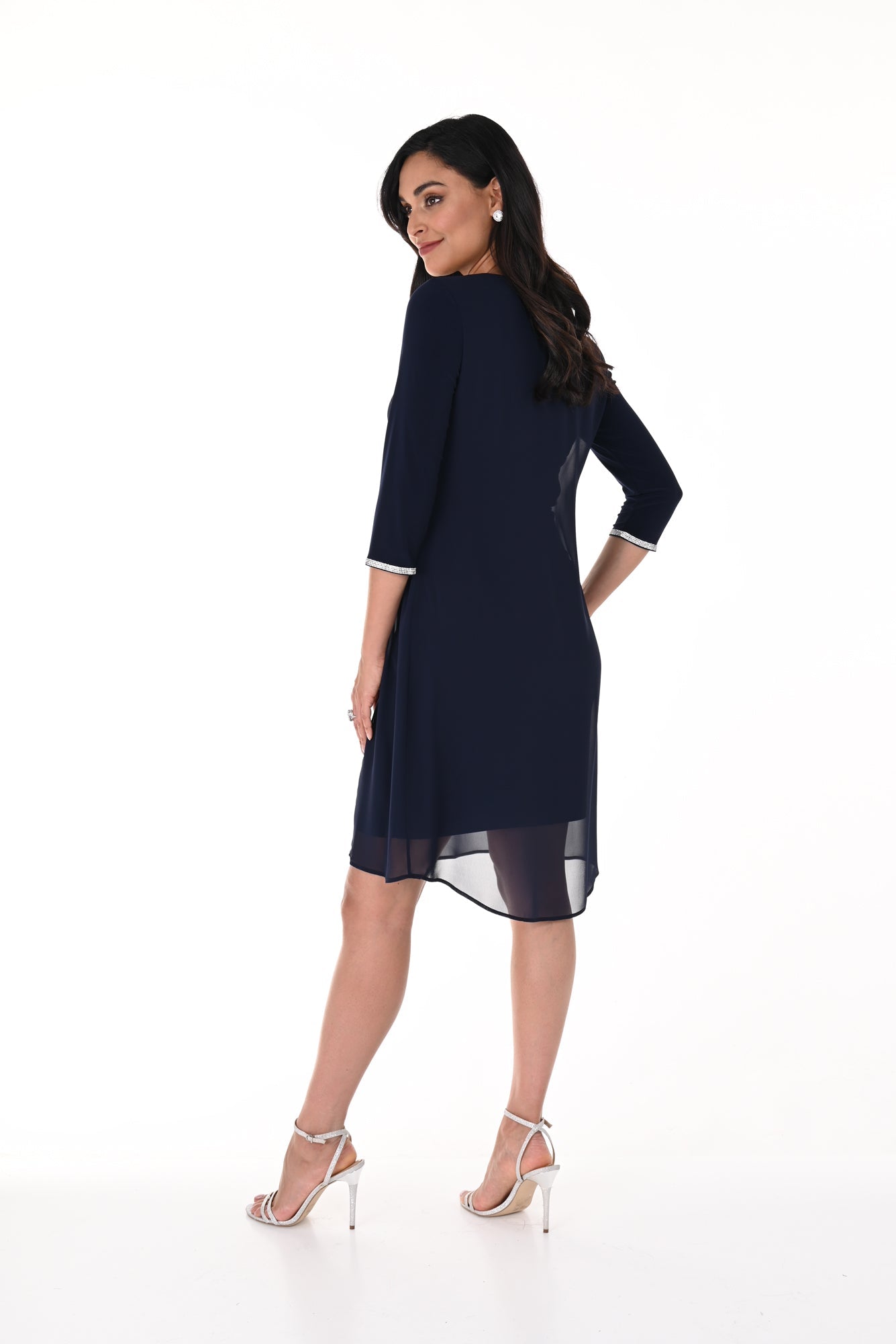 Robe en tricot pour femme par Frank Lyman | 208003 MIDNIGHT | Boutique Vvög, vêtements mode pour homme et femme