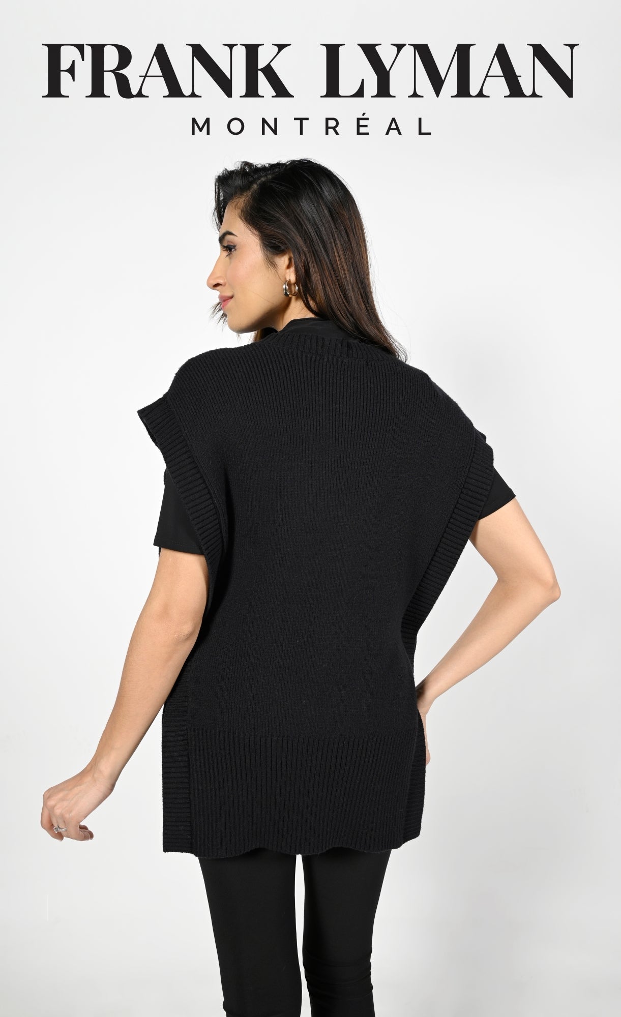 Pardessus pour femme par Frank Lyman | 223419U BLACK | Boutique Vvög, vêtements mode pour homme et femme