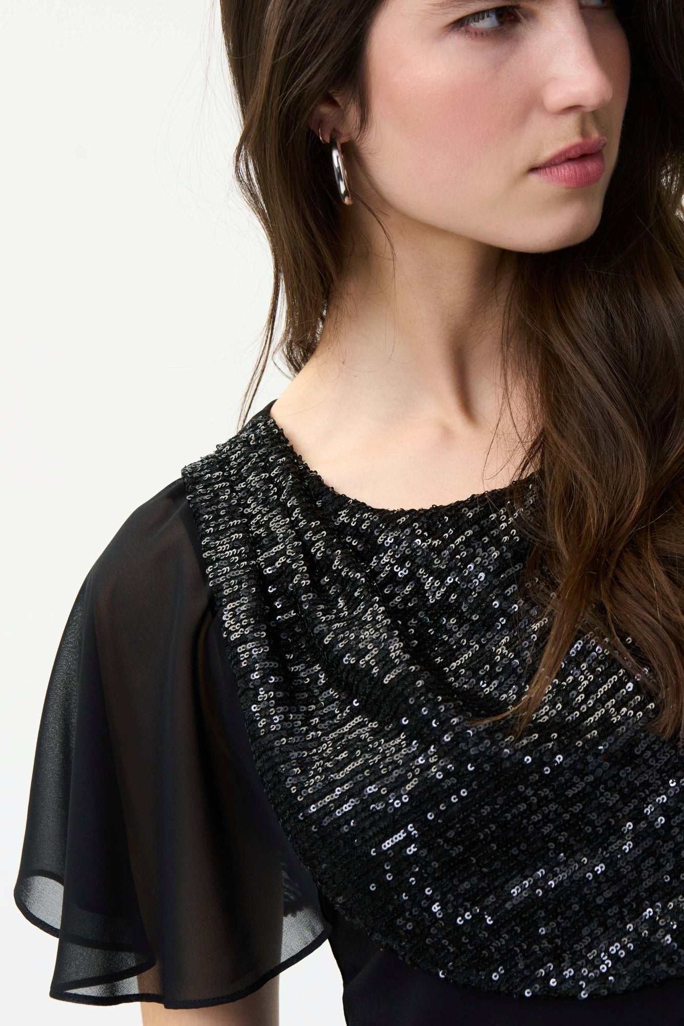 Blouse pour femme par Joseph Ribkoff | 224095 BLACK | Boutique Vvög, vêtements mode pour homme et femme