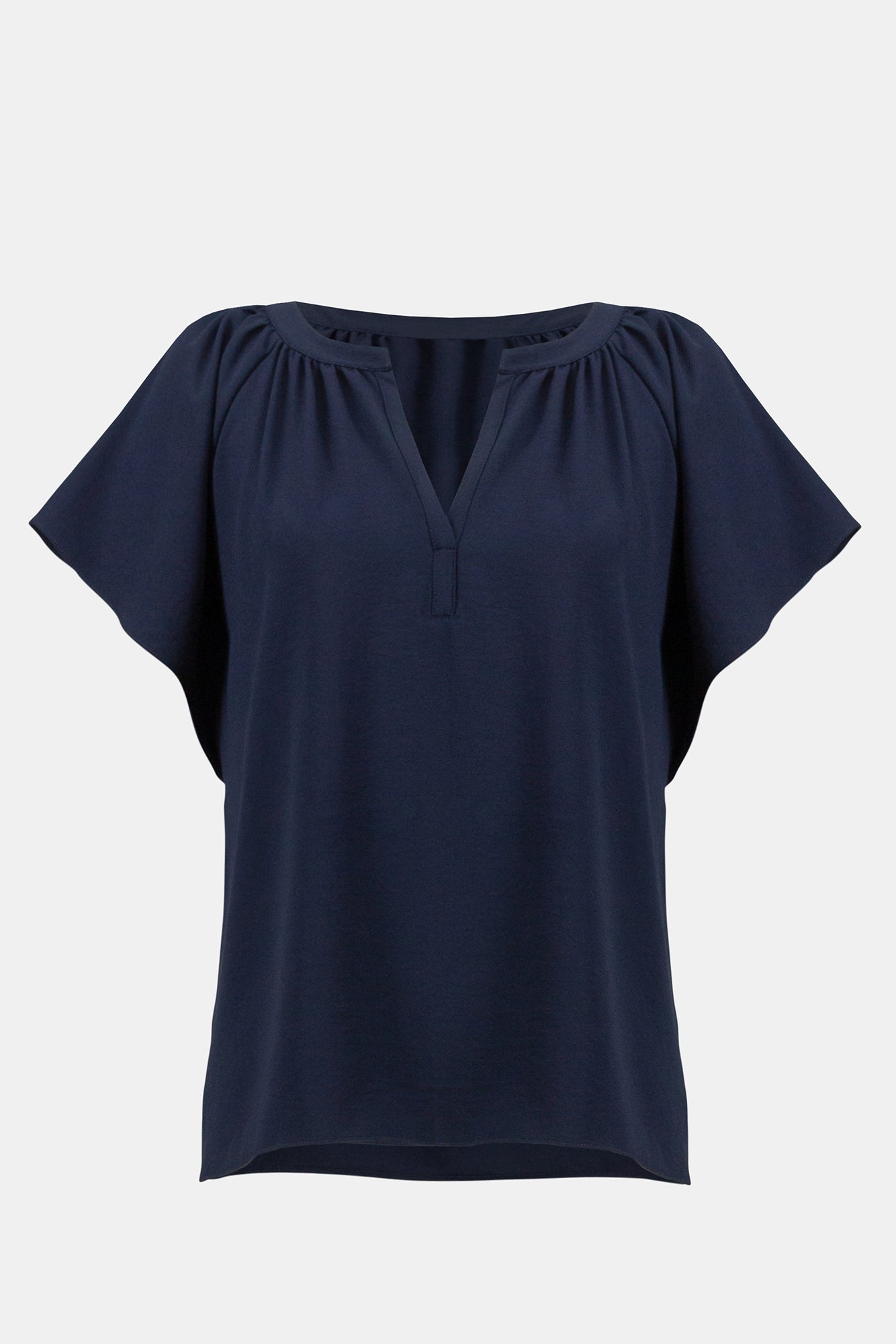Chandail manches courtes pour femme par Joseph Ribkoff | 232023 MIDNIGHT BLUE | Boutique Vvög, vêtements mode pour homme et femme