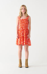 Robe pour femme par Dex | 2322550 D Orange/93233-ORANGE CREAM | Boutique Vvög, vêtements mode pour homme et femme