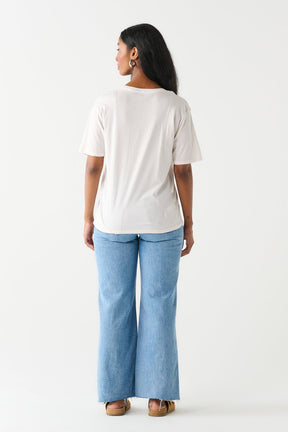 T-Shirt pour femme par Dex | 2324005 D Cactus/11132-BONE/CACTUS | Boutique Vvög, vêtements mode pour homme et femme