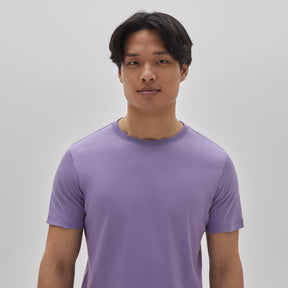 T-Shirt col rond pour homme par Robert Barakett | 23336/Georgia Feuille De Lavande/Lavender Leaf| Boutique Vvög, vêtements mode pour homme et femme