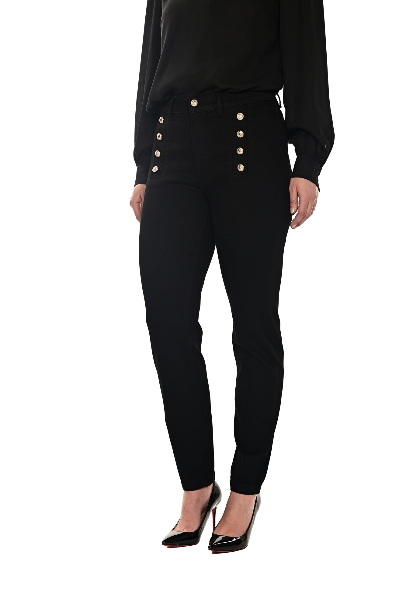 Jeans pour femme par Frank Lyman | 234111U BLACK | Boutique Vvög, vêtements mode pour homme et femme