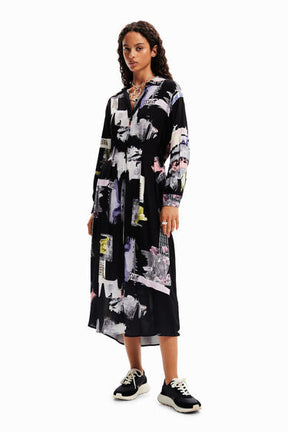 Robe pour femme par Desigual | 23WWVWAJ 2000/NEGRO | Boutique Vvög, vêtements mode pour homme et femme