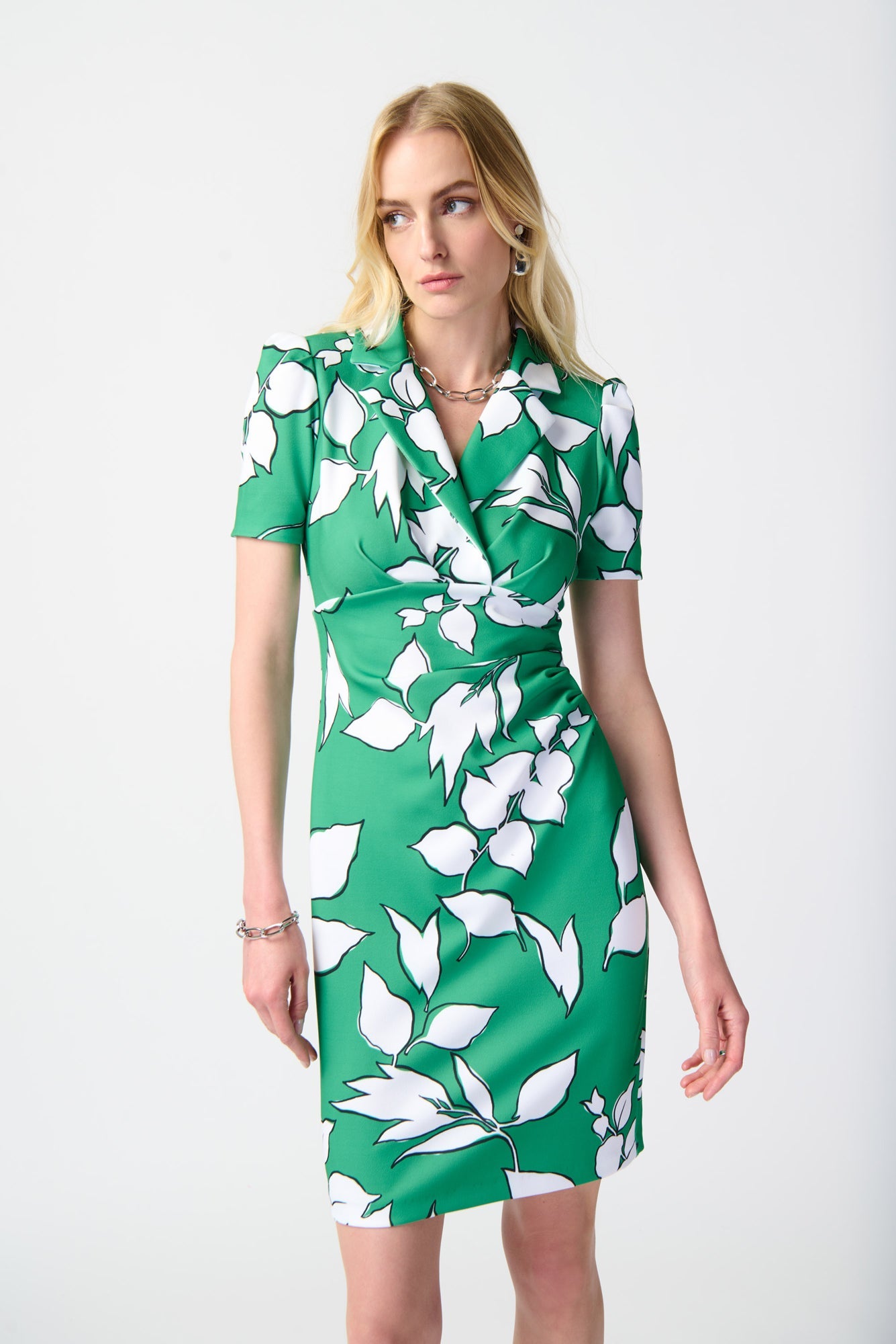 Robe pour femme par Joseph Ribkoff | 241033 GREEN/MULTI | Boutique Vvög, vêtements mode pour homme et femme