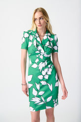 Robe pour femme par Joseph Ribkoff | 241033 GREEN/MULTI | Boutique Vvög, vêtements mode pour homme et femme