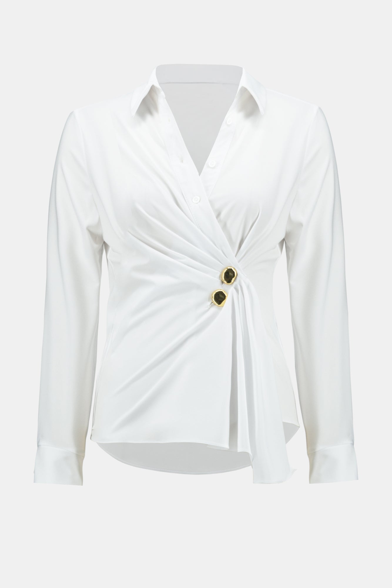 Blouse pour femme par Joseph Ribkoff | 241181 OPTIC WHITE | Boutique Vvög, vêtements mode pour homme et femme