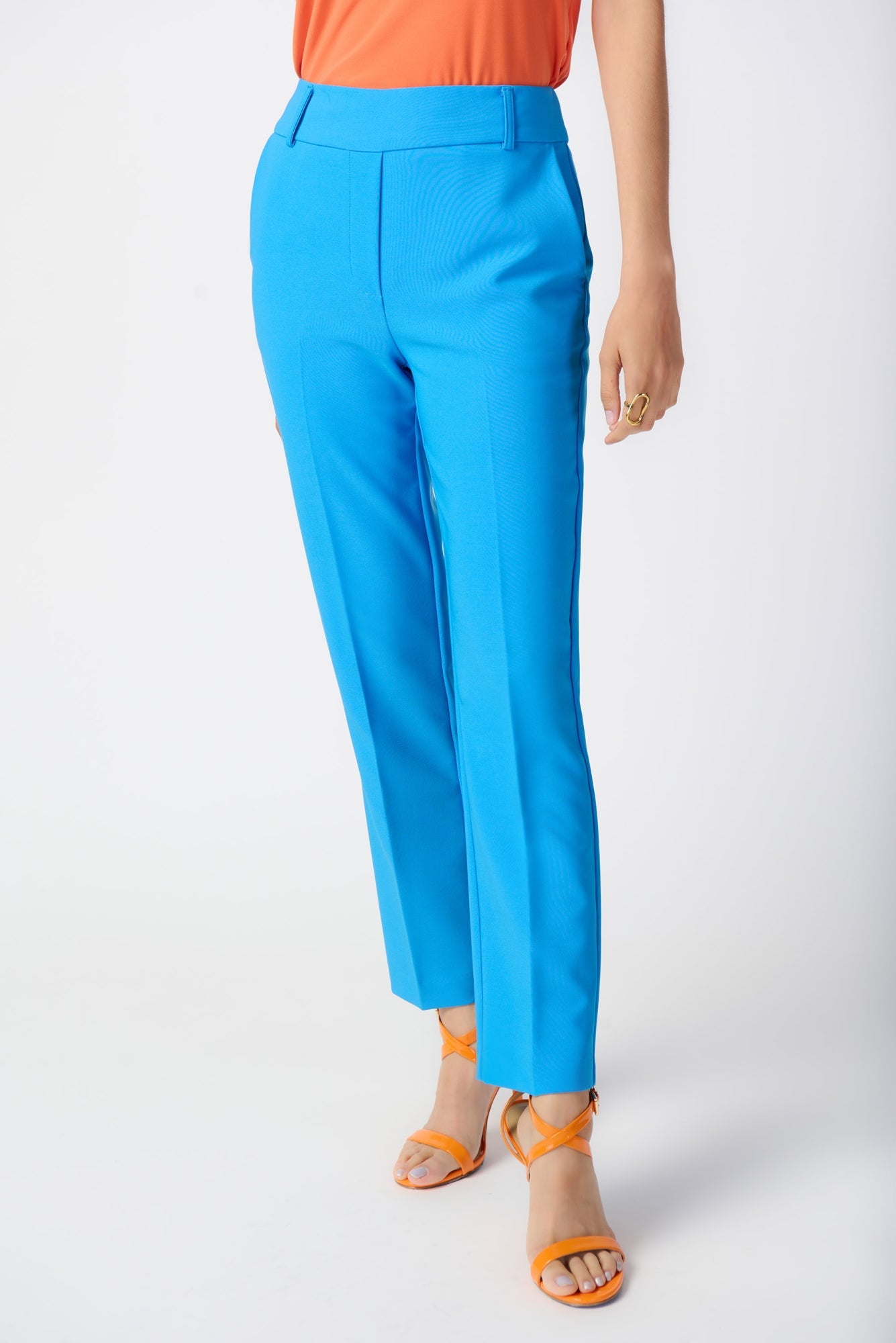 Women's dress pants by Joseph Ribkoff | 241188 FRENCH BLUE | Boutique Vvög  , fashion clothing for men and women