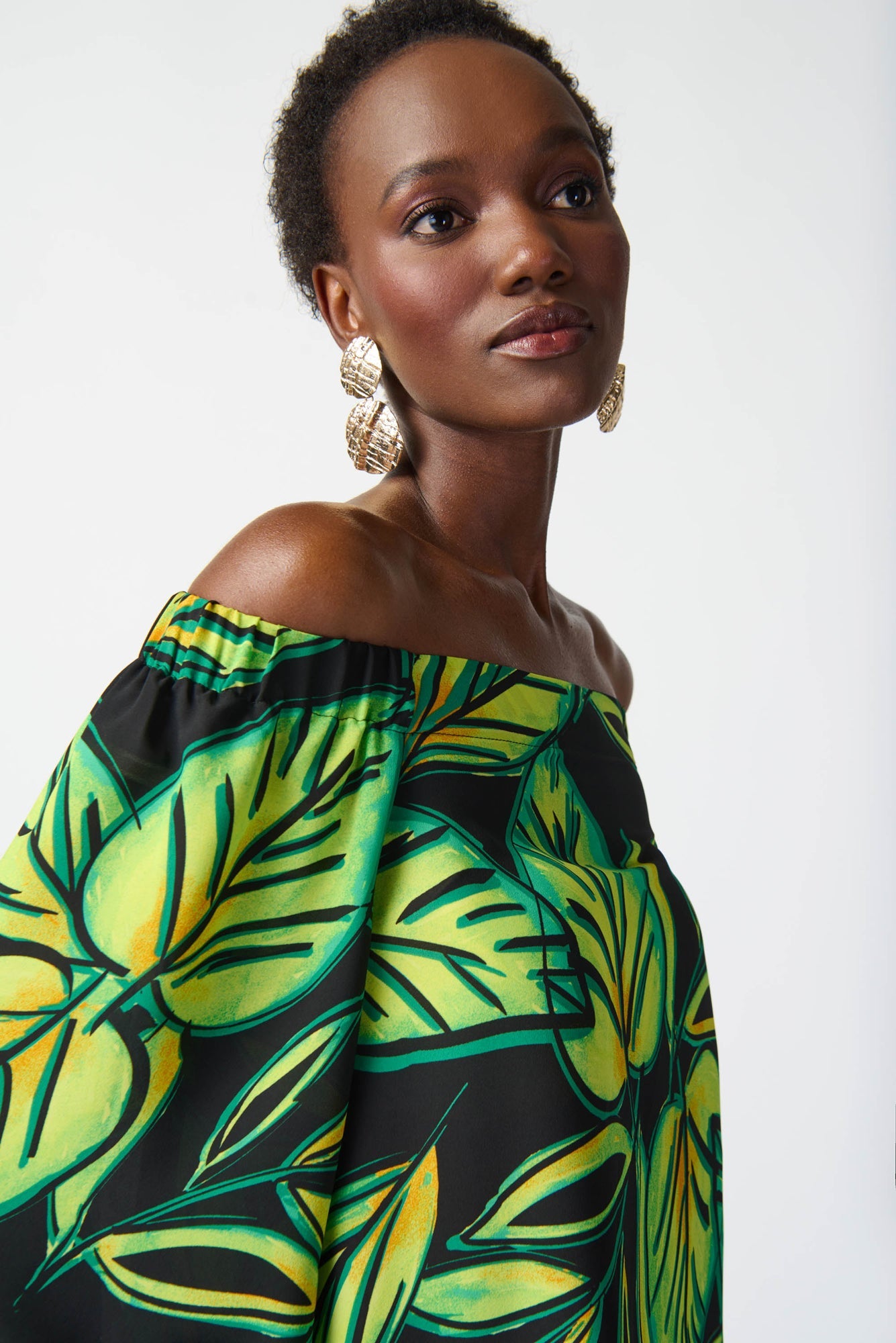 Blouse pour femme par Joseph Ribkoff | 241277 BLACK/MULTI | Boutique Vvög, vêtements mode pour homme et femme