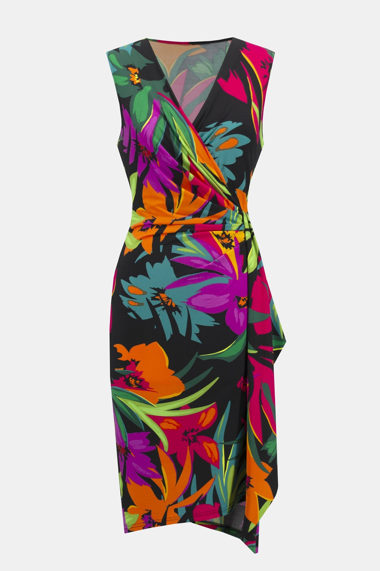 Robe pour femme par Joseph Ribkoff | 242012 BLACK/MULTI | Boutique Vvög, vêtements mode pour homme et femme