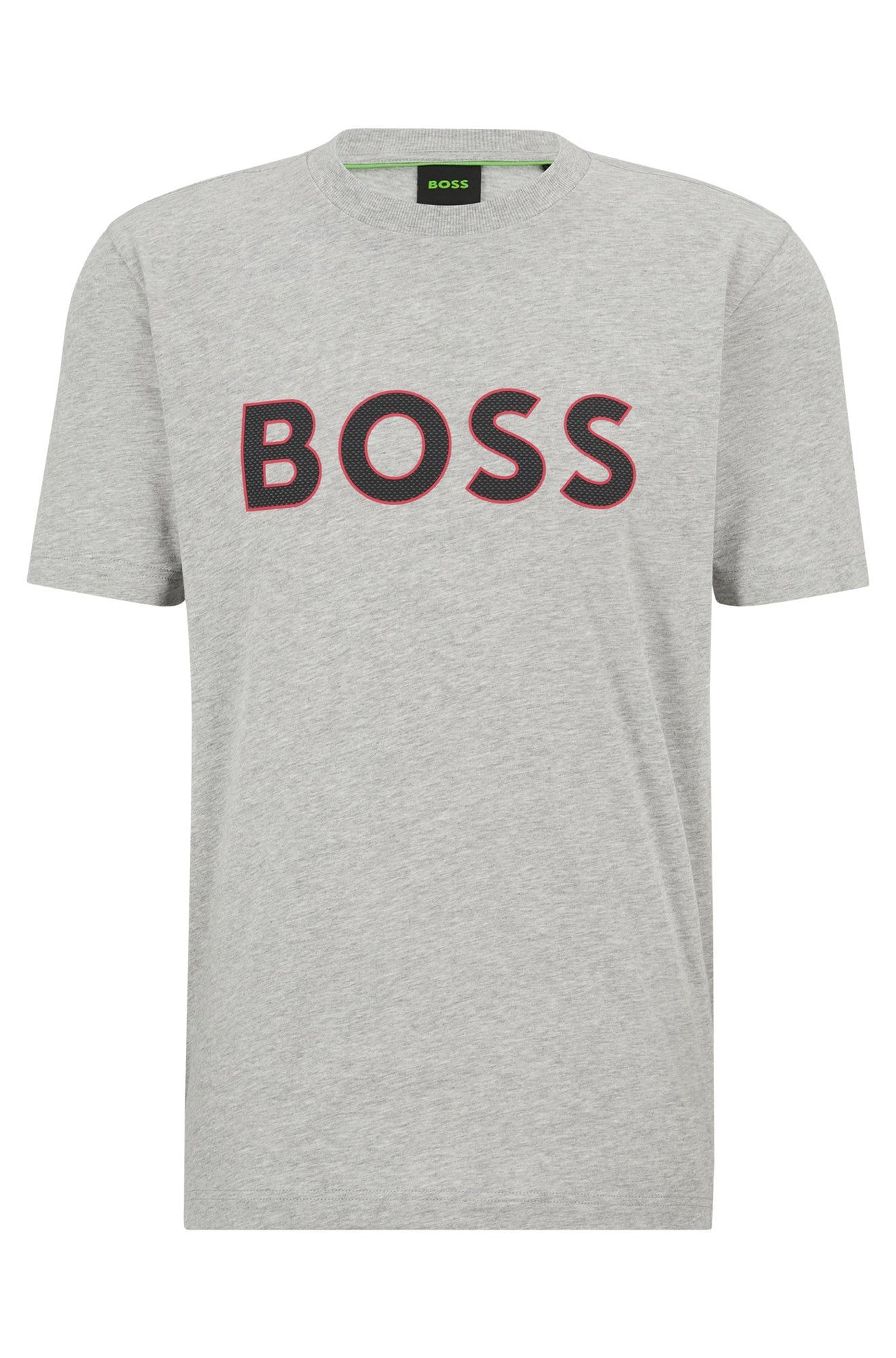 Men's round neck T-Shirt by HUGO BOSS 50488793 Gris Pastel/059