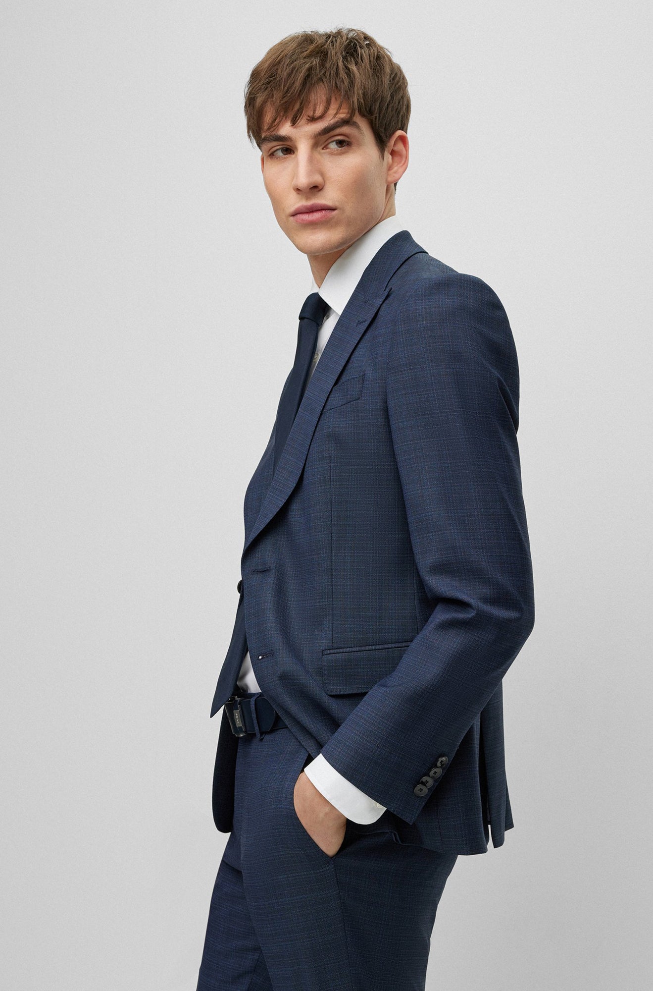 Habit pour homme par HUGO BOSS | 50497205 404-DARK BLUE | Boutique Vvög, vêtements mode pour homme et femme