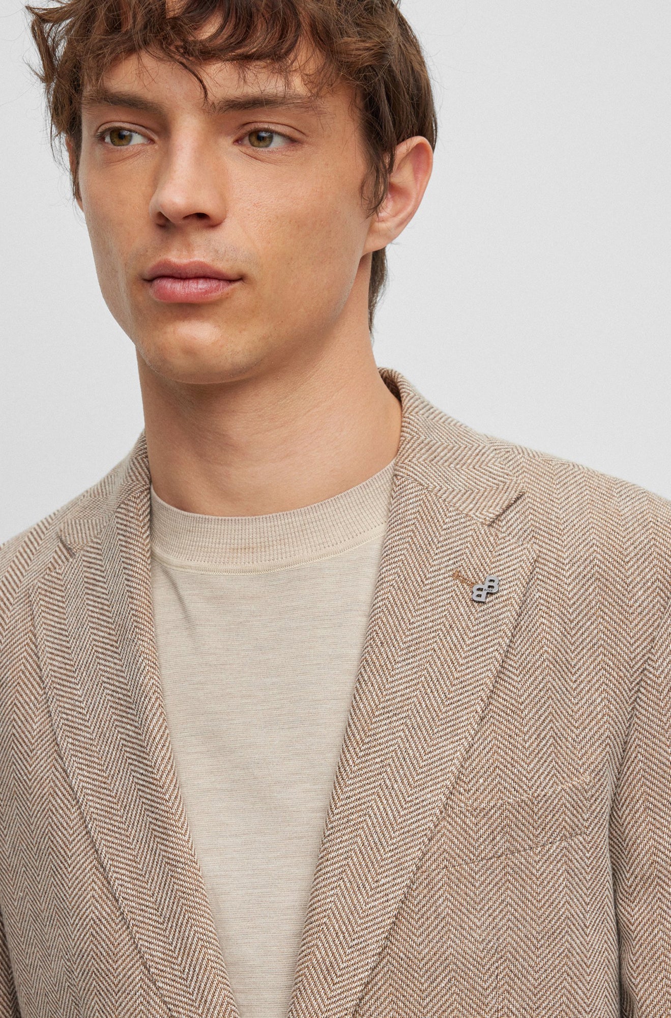 Veston pour homme par HUGO BOSS | 50497274 260-MEDIUM BEIGE | Boutique Vvög, vêtements mode pour homme et femme