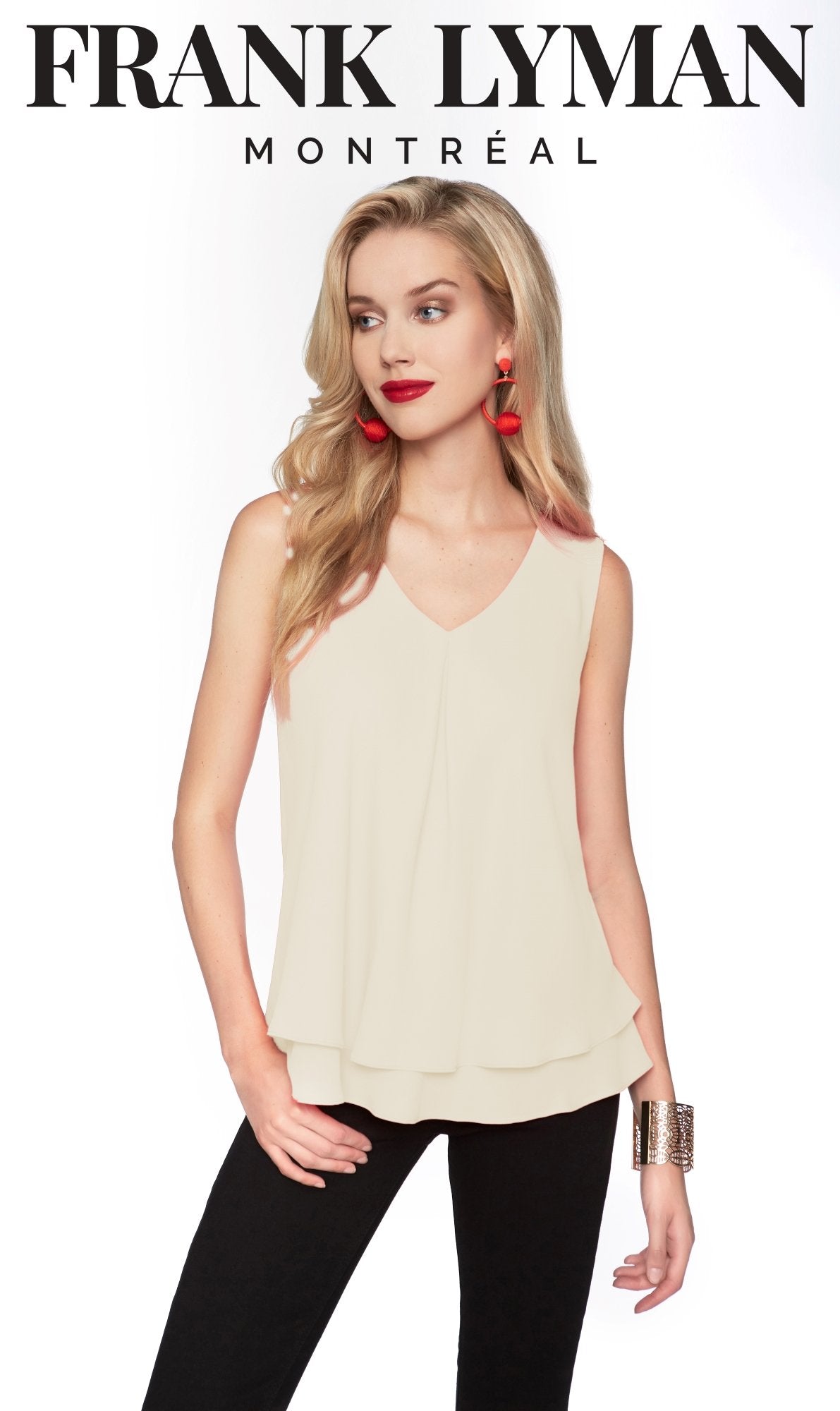 Camisole Frank Lyman - 61175 VANILLA - Boutique Vvög, vêtements mode pour homme & femme