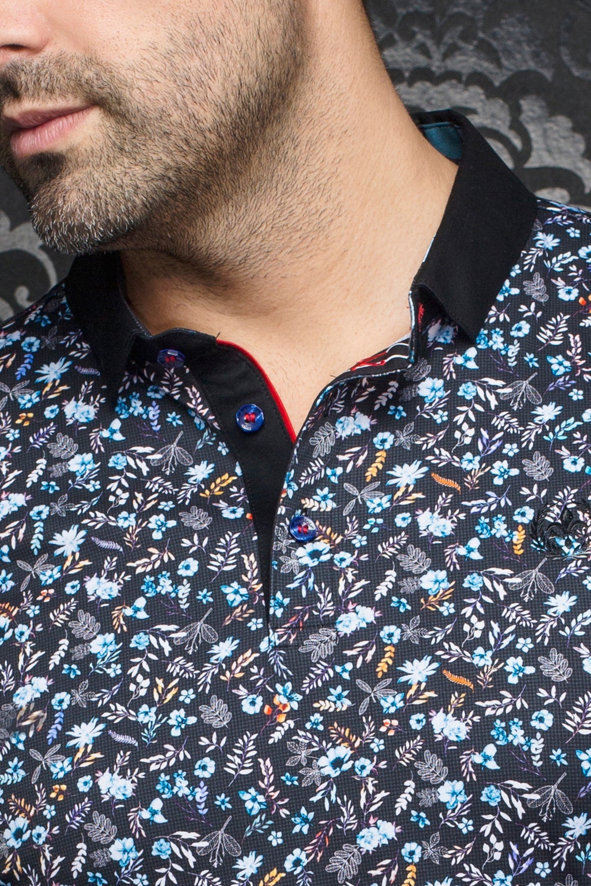 Polo pour homme par Au Noir | ADAMO Noir | Boutique Vvög, inventaire complet de la marque Au Noir