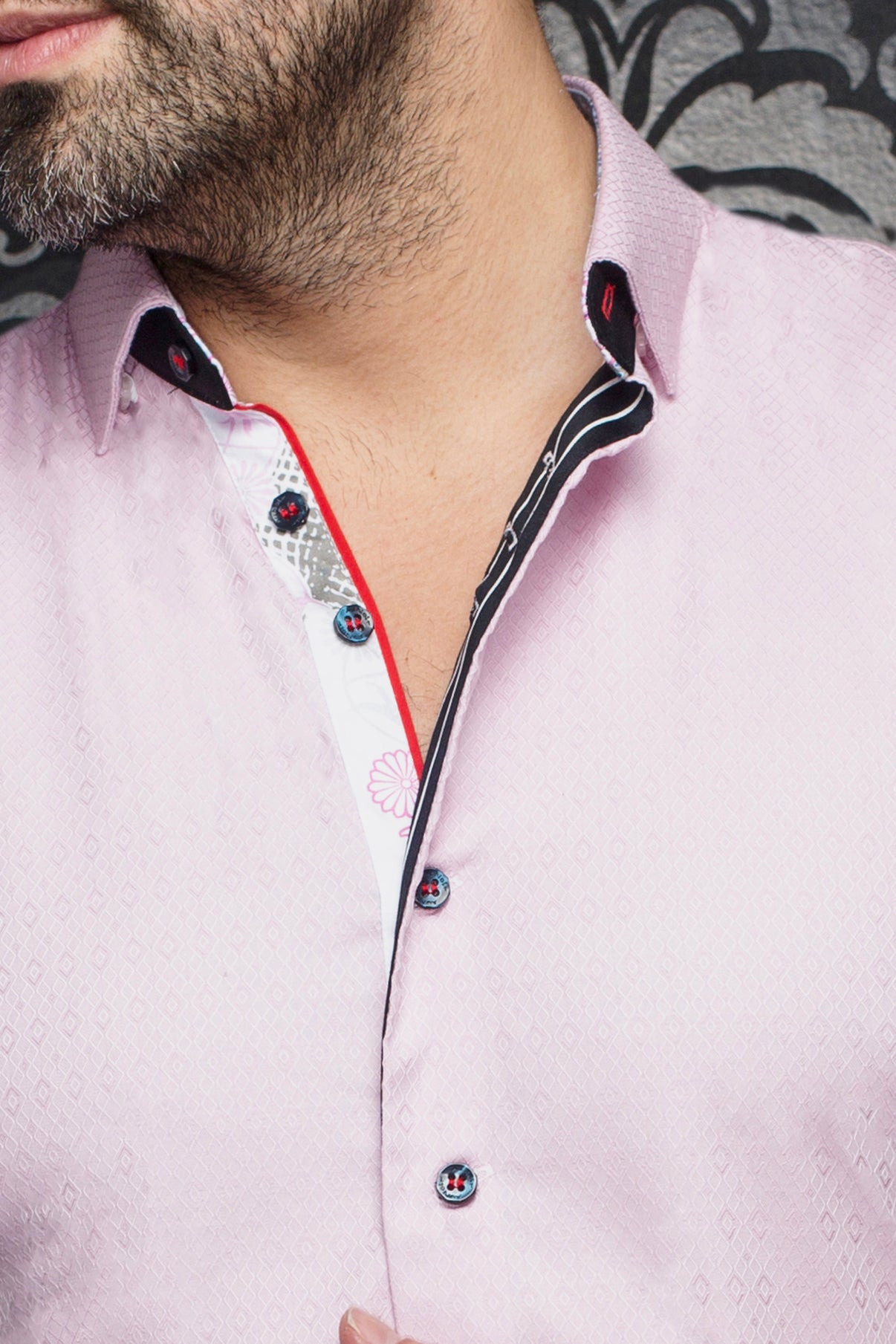 Chemise manches longues pour homme par Au Noir | ADJANI Rose | Boutique Vvög, inventaire complet de la marque Au Noir