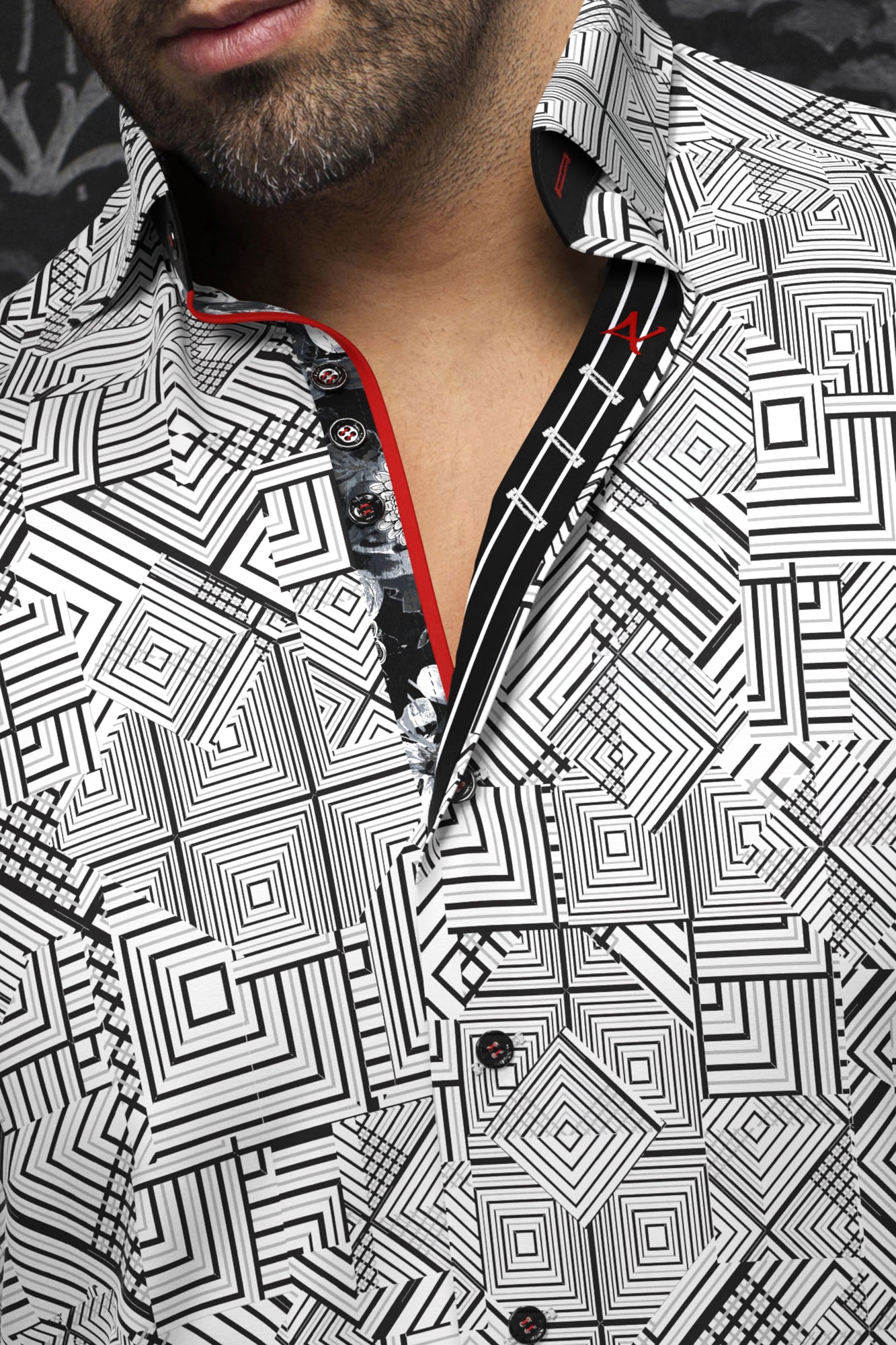 Chemise manches longues pour homme par Au Noir | ARIENZO Blanc | Boutique Vvög, inventaire complet de la marque Au Noir