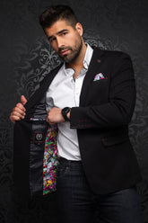 Veston pour homme par Au Noir | BARTOLO black | Boutique Vvög, vêtements mode pour hommes
