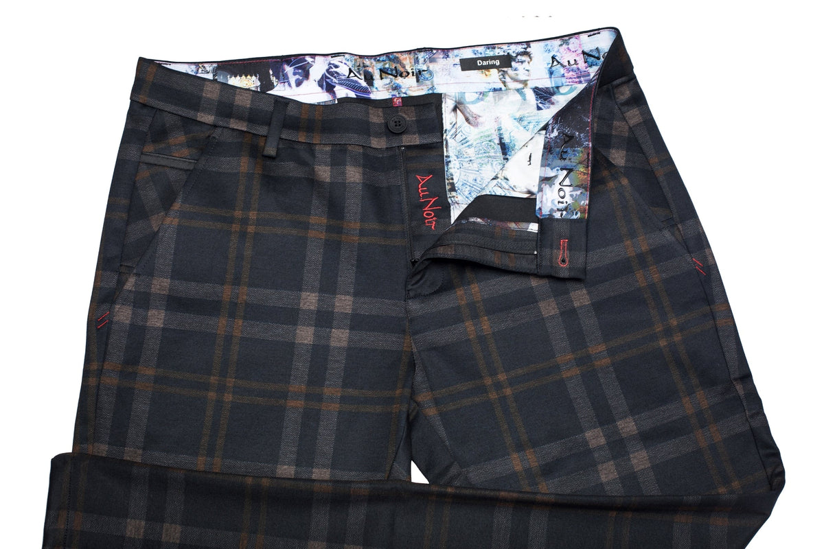 Pantalon pour homme par Au Noir | BERETTA-LEONARDO black rust | Boutique Vvög, inventaire complet de la marque Au Noir