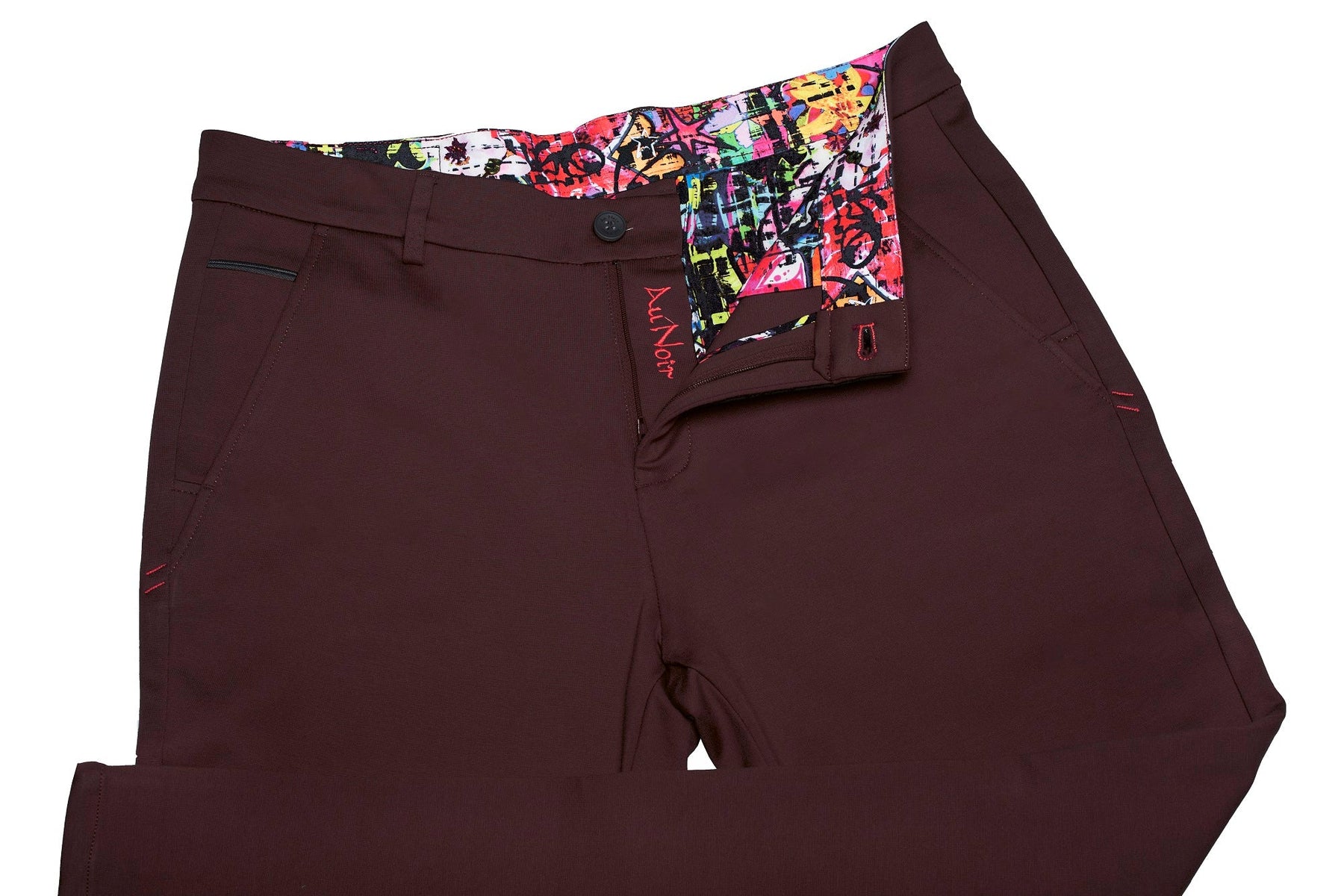 Pantalon pour homme par Au Noir | BERETTA Wine | Boutique Vvög, vêtements mode pour hommes