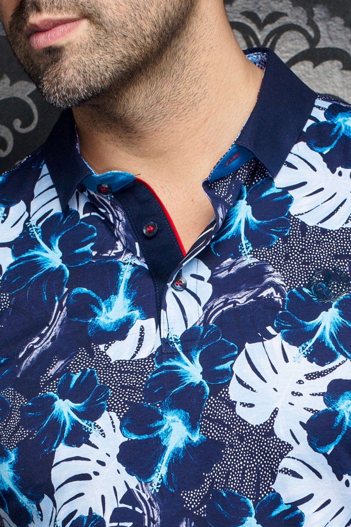 Polo pour homme par Au Noir | CAMPARI Marine | Boutique Vvög, inventaire complet de la marque Au Noir