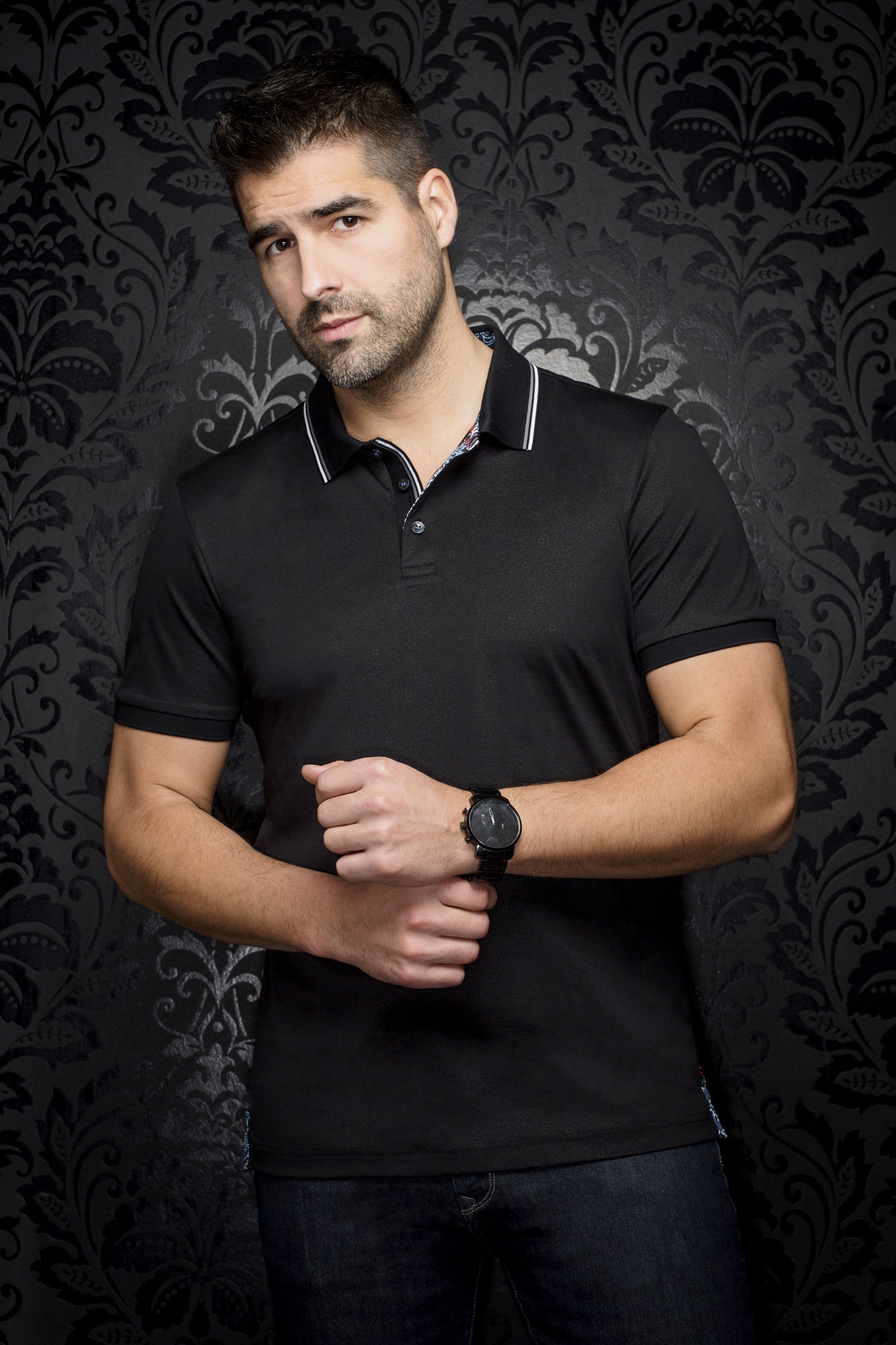 Polo pour homme par Au Noir | DELLARIO Noir | Boutique Vvög, inventaire complet de la marque Au Noir