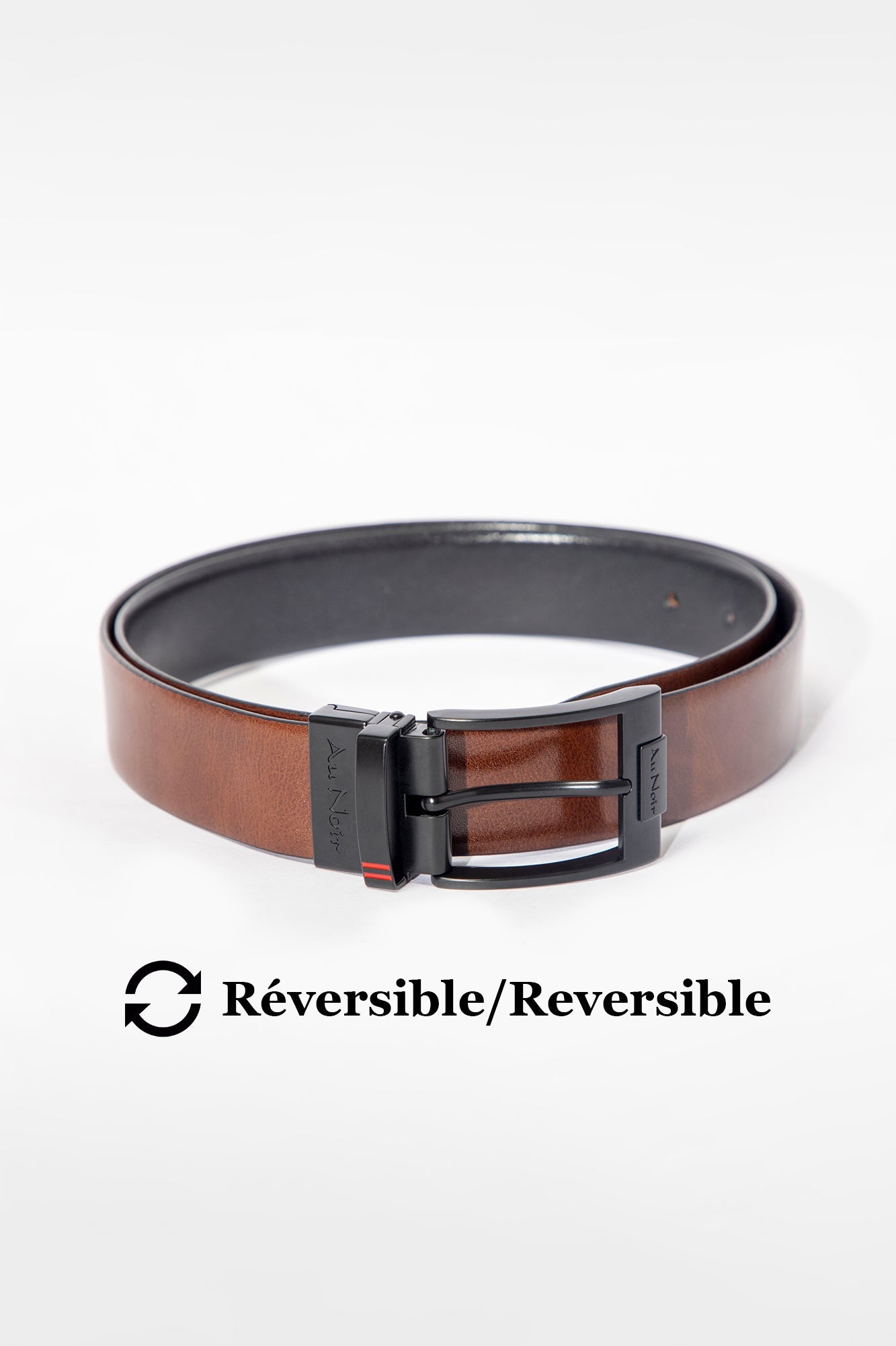 Ceinture pour homme par Au Noir | DESOTO Brun Noir | Boutique Vvög, inventaire complet de la marque Au Noir
