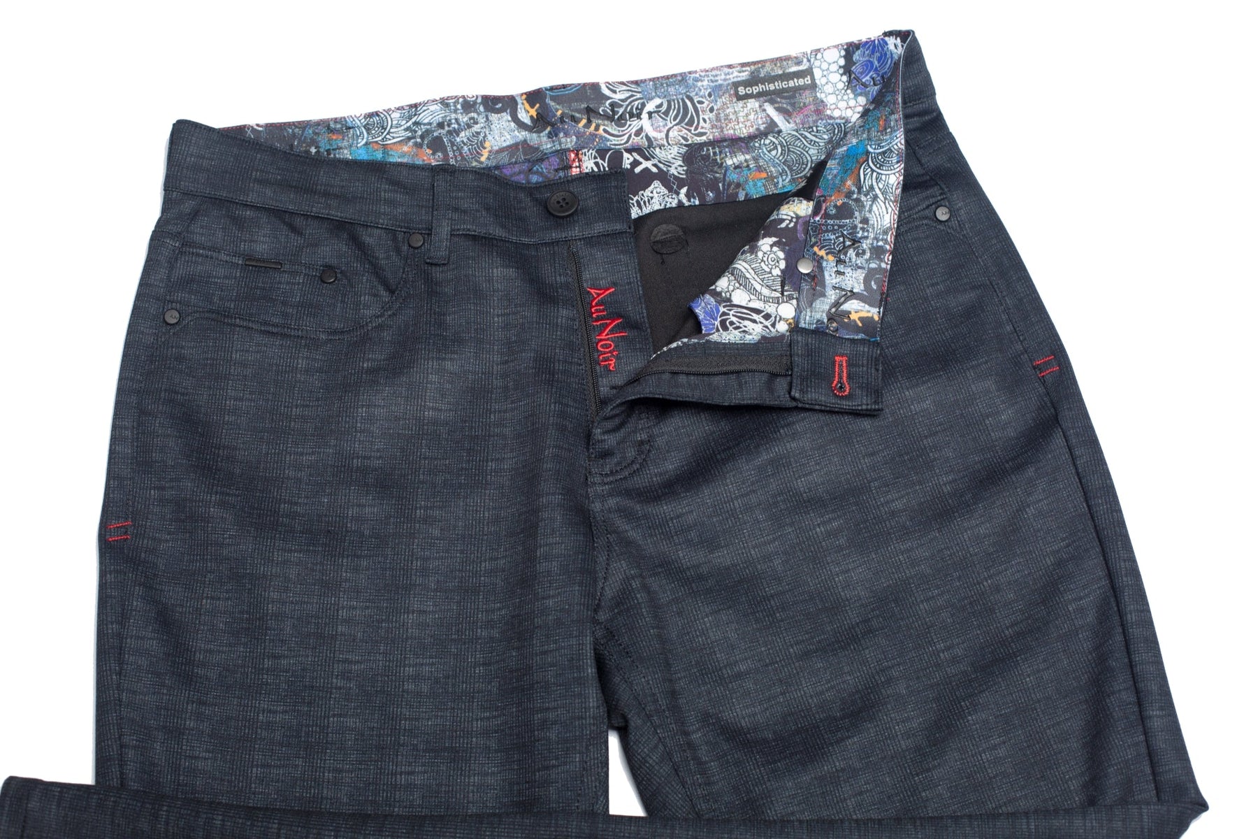 Pantalon pour homme par Au Noir | DUNLOP charcoal | Boutique Vvög, vêtements mode pour hommes