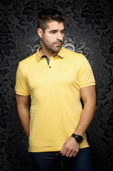 Polo pour homme par Au Noir | EAGLE Jaune Clair | Boutique Vvög, inventaire complet de la marque Au Noir