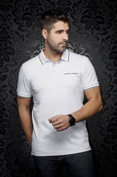 Polo pour homme par Au Noir | FIORAVANTE Blanc | Boutique Vvög, inventaire complet de la marque Au Noir