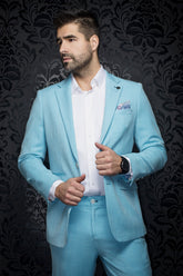 Veston pour homme par Au Noir | LANCASTER Turquoise | Boutique Vvög, inventaire complet de la marque Au Noir