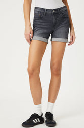 Short pour femme par Mavi Jeans | Pixie/M1437086218 Brossé Mi-Fumé/Mid Smoke Brushed Fl | Boutique Vvög, vêtements mode pour homme et femme