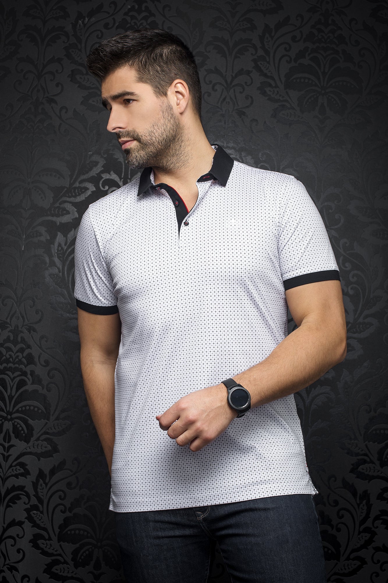 Polo pour homme par Au Noir | MARKUS WhITE | Boutique Vvög, inventaire complet de la marque Au Noir