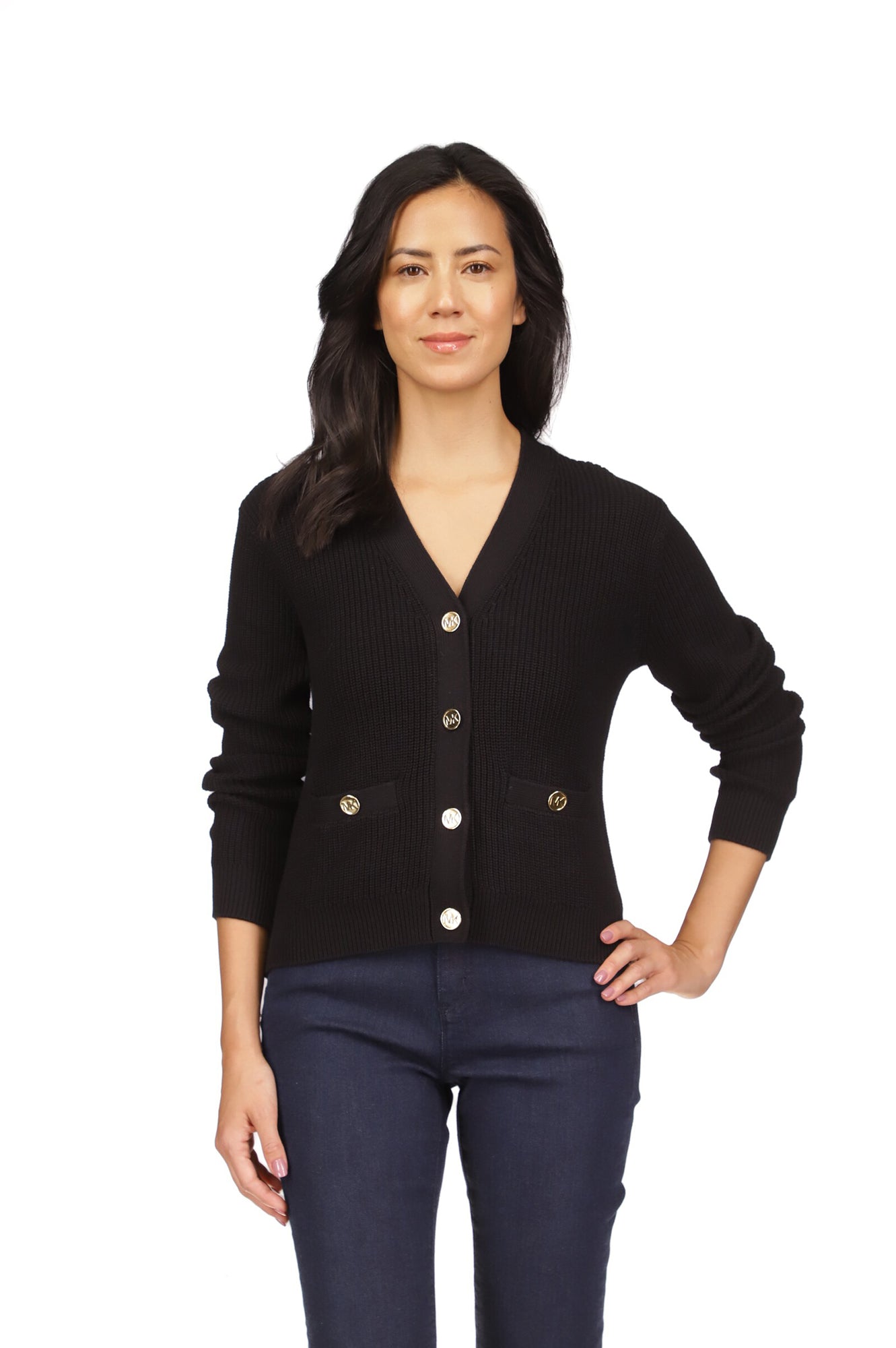 Cardigan Michael Kors MF360OC7WB Noir