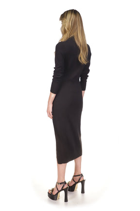 Robe pour femme par Michael Kors | MF381Y47WB Noir | Boutique Vvög, vêtements mode pour homme et femme