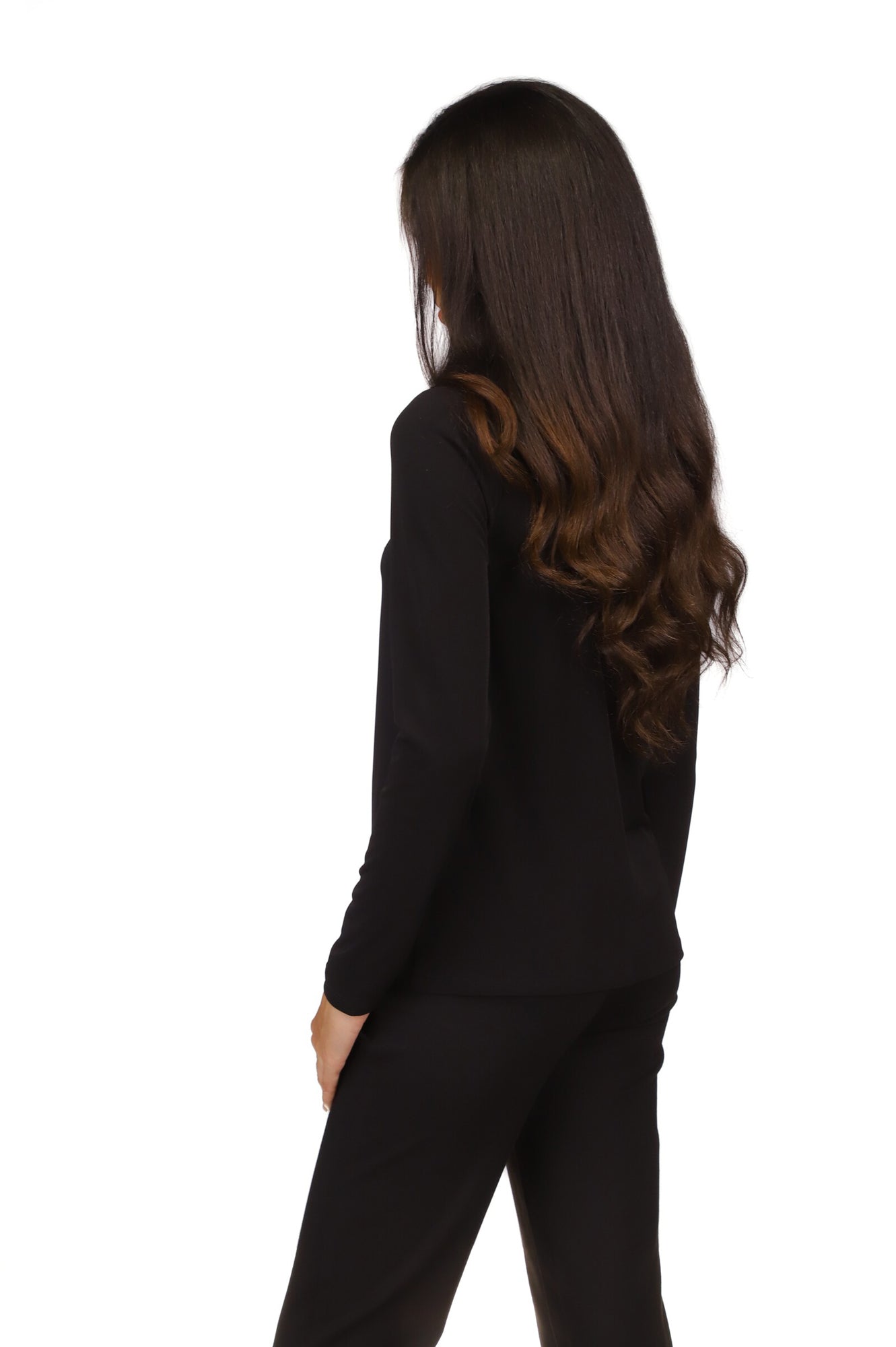 Chandail manches longues pour femme par Michael Kors | MH3518D03G Noir | Boutique Vvög, vêtements mode pour homme et femme