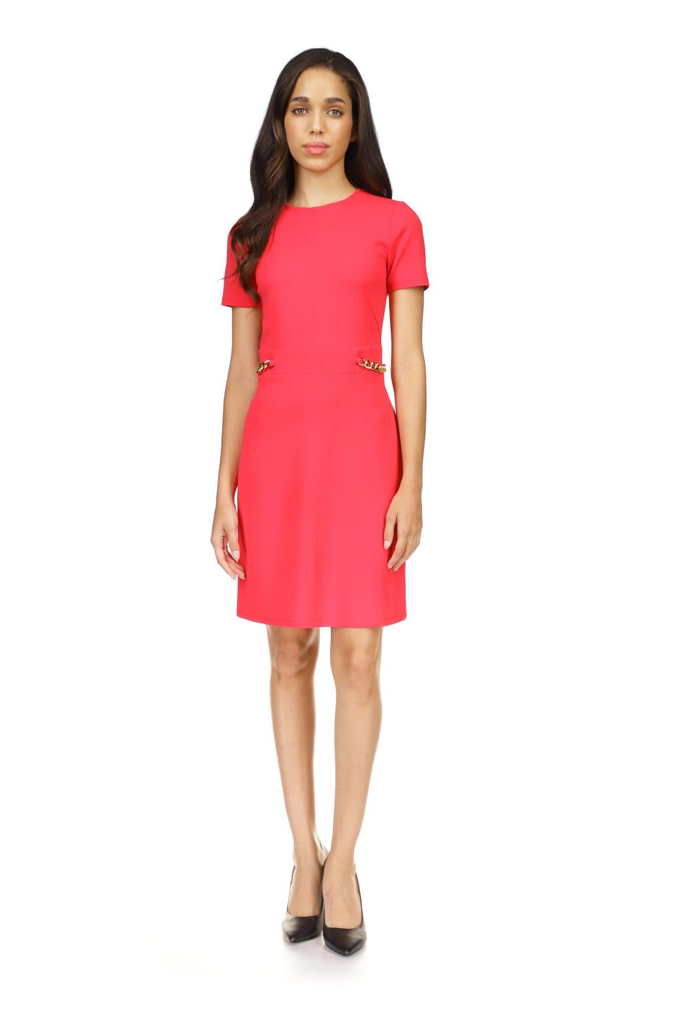 Robe pour femme par Michael Kors | MS482E7667 DEEP PINK-600 | Boutique Vvög, vêtements mode pour homme et femme