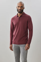 Polo honeycomb pour homme par Robert Barakett | Georgia RB01384 Baie | Boutique Vvög, inventaire complet de la marque Au Noir