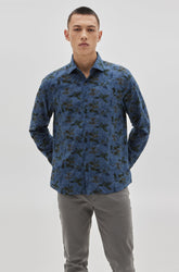 Chemise manches longues pour homme par Robert Barakett | RB31024/Lexington Marine/Navy| Boutique Vvög, vêtements mode pour homme et femme