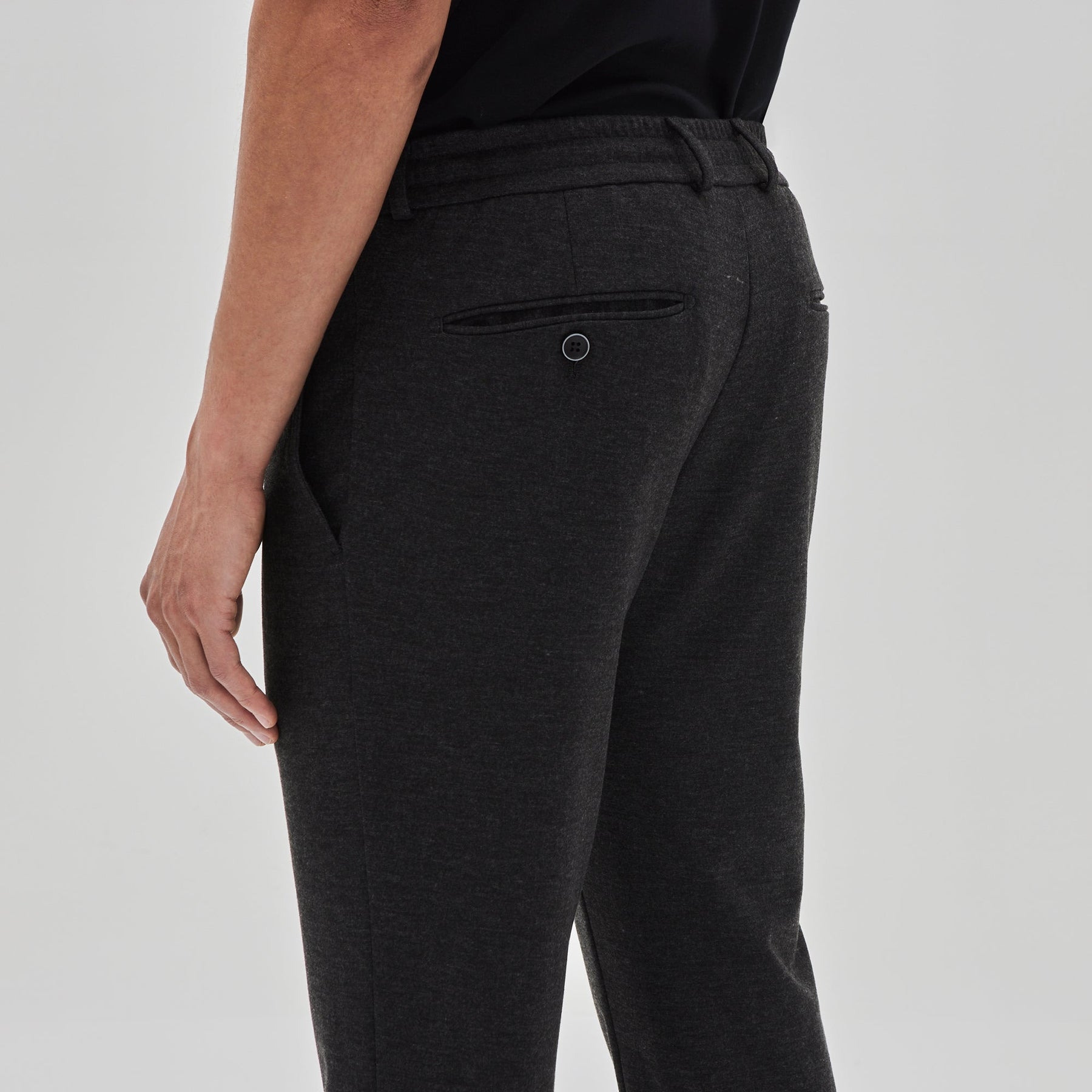 Pantalon jersey pour homme par Robert Barakett | Gainford RB32041 DKGREY | Boutique Vvög, vêtements mode pour homme et femme
