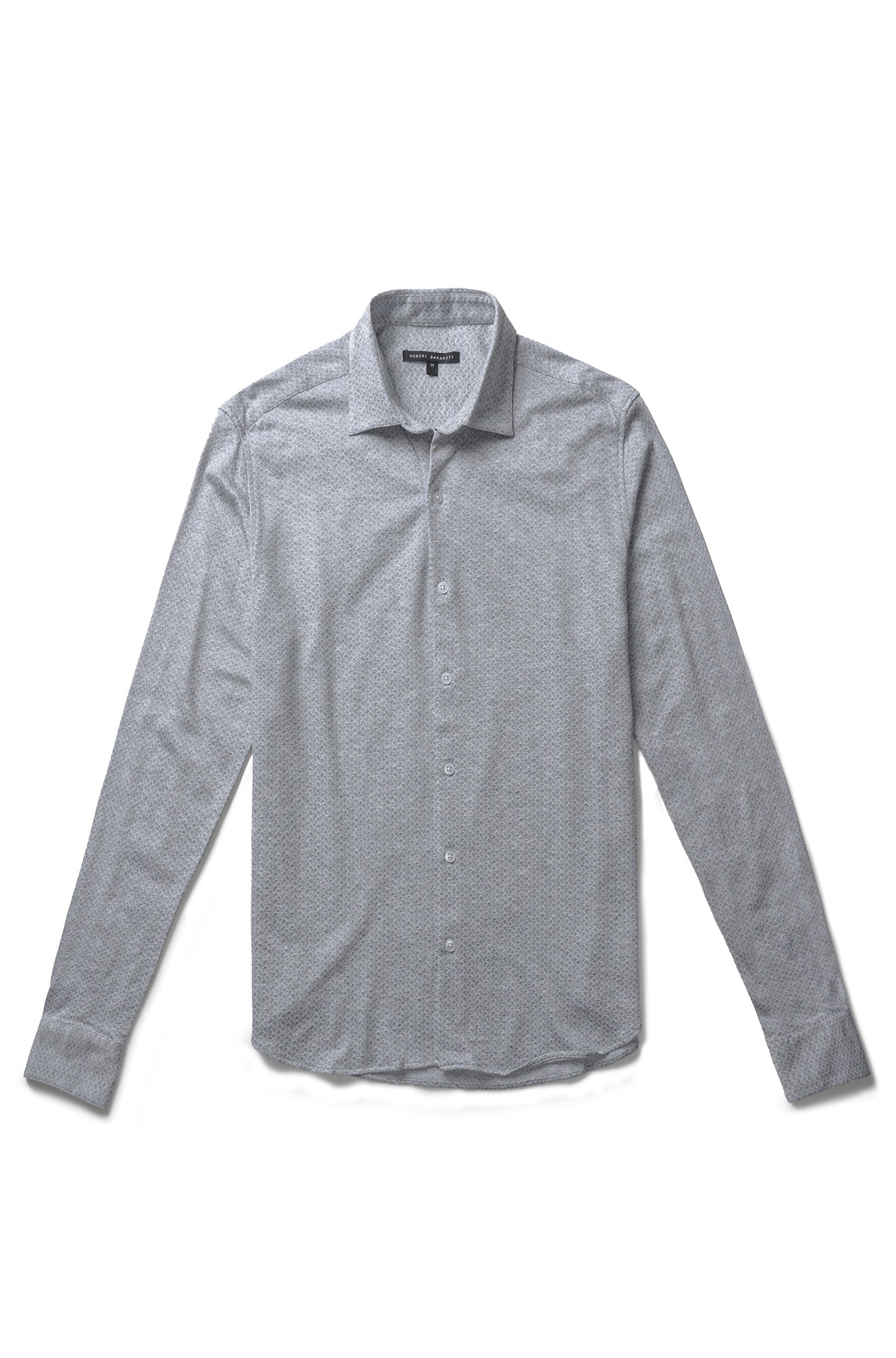Chemise manches longues pour homme par Robert Barakett | Pambrun RB32151 GREY | Boutique Vvög, vêtements mode pour homme et femme