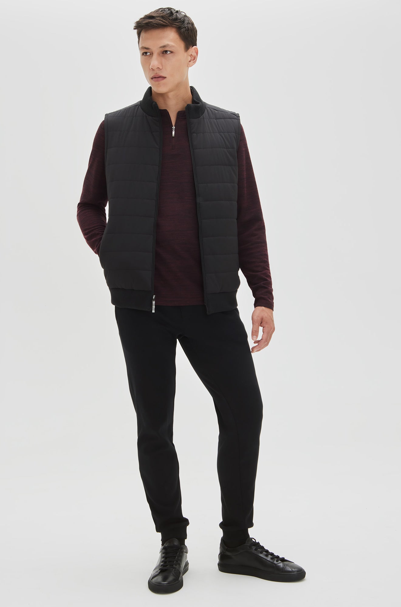 Veste pour homme par Robert Barakett | Oriel/RB32239 Noir | Boutique Vvög, vêtements mode pour homme et femme